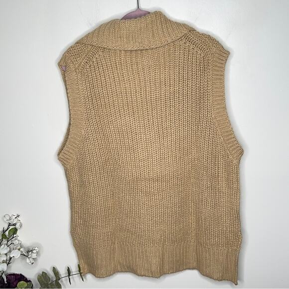 Zara Camel Cowl Neck Sweater - Picture 4 of 7